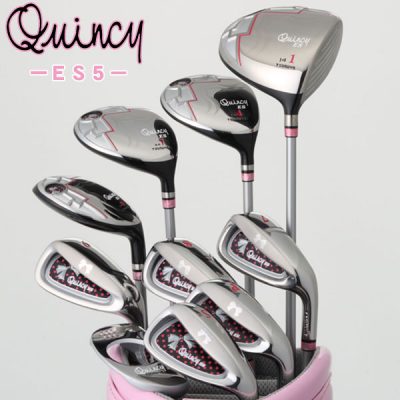 Bộ gậy golf nữ fullset Quincy ES5 mềm mại và nữ tính